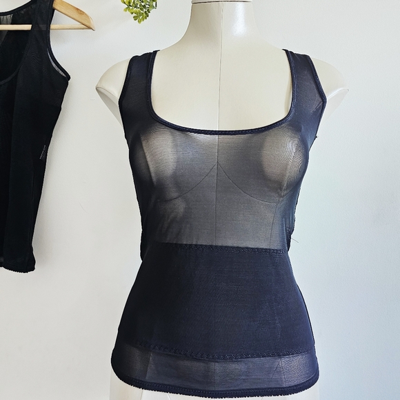 2 Pack Kymaro Tummy Control Body Shaper Black Slimming Tank Tops Compression - Picture 6 of 12